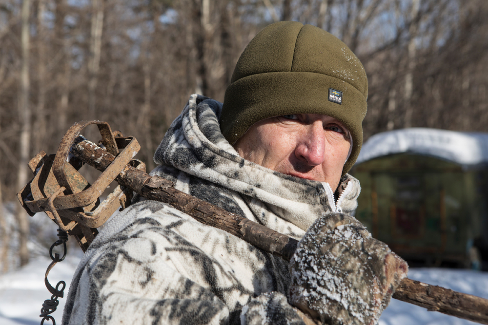 image of Pavel carrying snare
